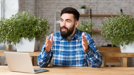 Poster - Young Math Tutor Conducts Online Class While Explaining Concepts Generative AI