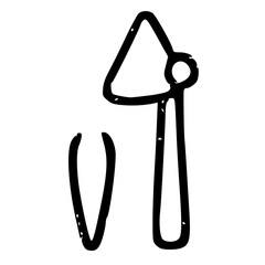 Poster - Simple Axe Icon Illustration