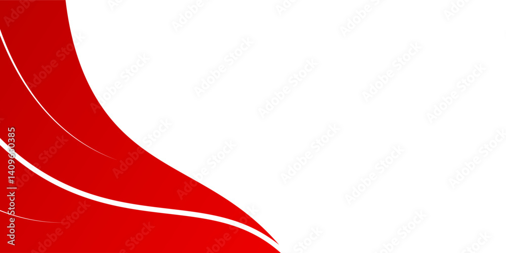 dynamic red abstract vector background featuring bold wave-like curves ...