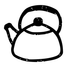 Poster - Teapot Doodle - Simple Line Art