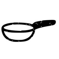 Poster - Frying Pan Grunge Illustration