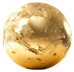Wall Mural - png planet gold sphere globe.