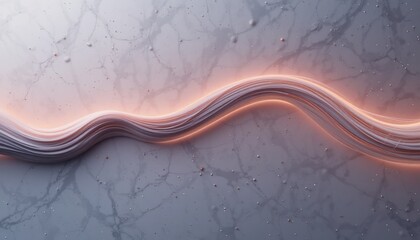 Poster - Flowing light patterns abstract background digital art modern design smooth textures conceptual illumination