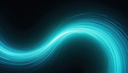 Poster - Dynamic light trails abstract design digital art dark background close-up view visual movement for creative projects