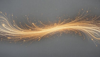Poster - Dynamic flow of golden sparks digital art creation abstract background vibrant atmosphere artistic perspective energy concept