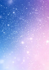 Poster - A dreamy gradient background featuring soft hues of blue and pink with sparkling elements, ideal for graphic designs, invitations, and social media.