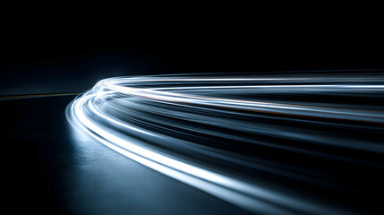 Poster - Ethereal luminescence captured in motion, evoking speed and innovation