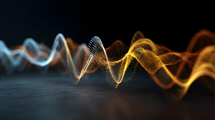 Poster - Abstract Digital Waveform Visualization with Dynamic Particle Flow and Depth