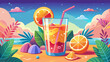 © williamnoah - Chilled with sparkling ice and calm,Each sip whispers summer’s song,Sweet, tangy, and full of color.