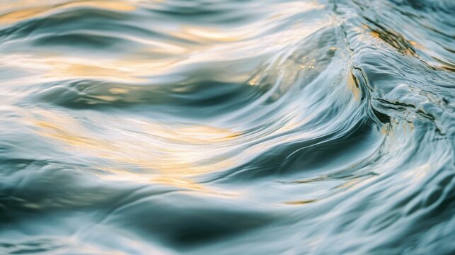 Chromatic stream effect with a twisting soft wave element