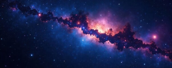 vast cosmos with stars twinkling in the dark sky, cosmos, celestial