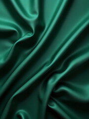 Aufkleber - A Dark Green Luxury Fabric Serves As A Beautiful And Smooth Background With Ample Space For Design Placement And Decoration.