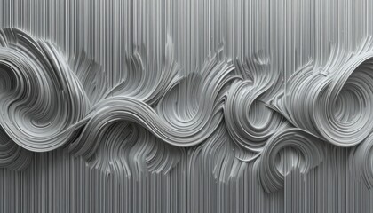 Poster - Flowing abstract art design modern gallery digital artwork minimalist style close-up view contemporary concept