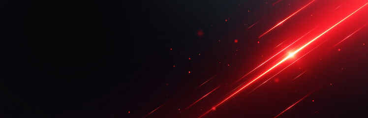 Aufkleber - A Modern Design Uses A Black And Fiery Red Gradient With Geometric Shapes, Diagonal Lines, And Glow Effects To Create Visual Interest.
