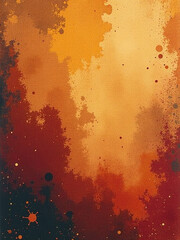 Poster - Abstract Background In Dirty Dusty Burnt Rough Colors With Stained Texture And Copy Space For Creative Design Placement.