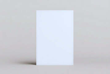Wall Mural - A4 brouA4 brouchure mock up. A3 half-fold blank template design. Flyer with copy space. Realistic 3d vector illustration.chure mock up