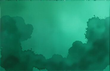 Aufkleber - Dark Emerald Green Dominates The Abstract Watercolor Background Allowing Ample Space For Creative Artistic Expression And Design Placement.