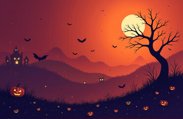 Aufkleber - Dark Orange Brown Purple Abstract Texture Backgrounds Available In Wide Panoramic Styles Suitable For Halloween And Thanksgiving Web Banners Online.