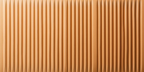Poster - A close-up of a textured surface with vertical grooves, showcasing a warm, earthy color palette.