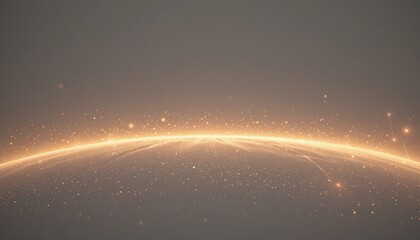 Poster - Illuminating cosmic horizon event outer space digital art sci-fi environment aerial viewpoint concept of infinite possibilities