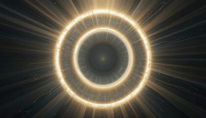 Poster - Dynamic light burst phenomenon abstract art digital creation cosmic environment close-up perspective visual concept for enhanced aesthetic appeal
