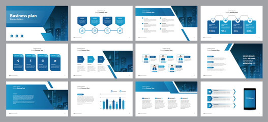 Aufkleber - business presentation template design backgrounds and page layout design for brochure, book, magazine, annual report and company profile, with info graphic elements graph design concept
