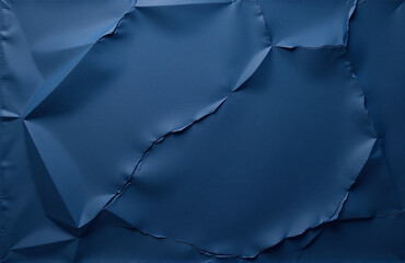 Poster - Rough Navy Blue Textured Background Resembling Crumpled Paper With Subtle Cracks And Veins, Ideal For Modern Graphic Designs.