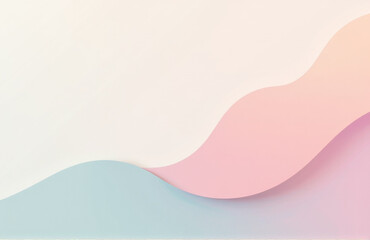 Aufkleber - The Design Features A Simple Color Palette With Gradients Of Pastel Shades, Set Against A Neutral And Minimalistic Background.