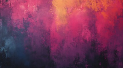 Poster - Abstract pink and orange gradient background with textured surface