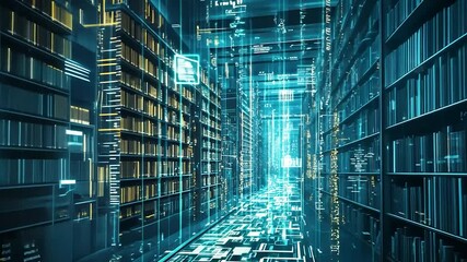 Digital Library Corridor