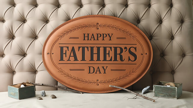 ather’s Day Leather Plaque Gift

Elegant Dad Plaque with Roses

Leather Father’s Day Keepsake

Happy Father’s Day Plaque

