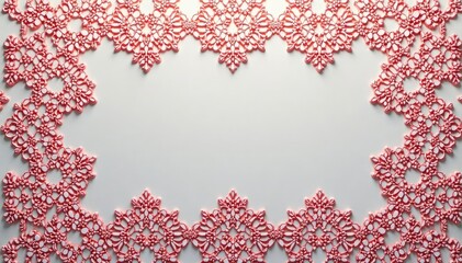 Wall Mural - Intricate floral pattern lace doily, delicate texture , stylish, beautiful, mesh