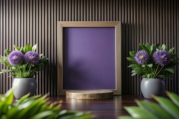 Fototapete - simple purple background . flat purple gradation
