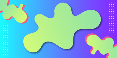 Poster - abstract colorful gradient background vector.