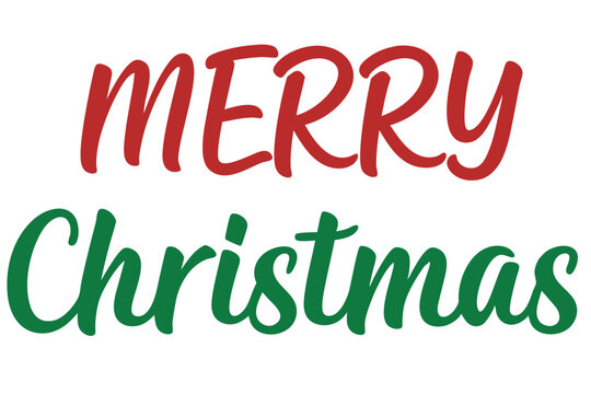    Merry Christmas typography vector illustration.
