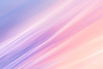 Wall Mural - a gentle gradient of pastel peach fuzz, lilac, and chambray blue blending effortlessly into each oth
