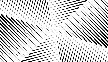 Poster - Black and white seamless lines pattern with arrows shape for sporty background and jersey design. Vector Format Illustration 