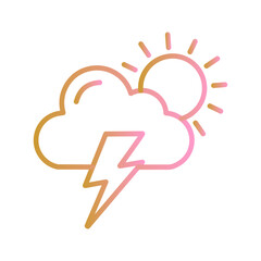 weather symbols vector icon