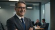 © LittleDuck - Confident Mature Businessman Leader Portrait - A successful businessman, symbolizing leadership, confidence, experience, strategy, and achievement. He exudes professionalism and success
