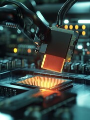 Poster - Illuminating Microchip Assembly: Precision Robotic Arm in Semiconductor Manufacturing
