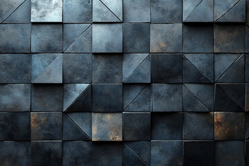Poster - 3d creative abstract background made by generative AI technology