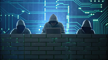 Poster - Cybersecurity service is essential protecting digital assets from threats while ensuring safety and privacy online world