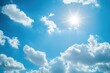 © designlove std - Bright sunny sky with fluffy clouds (1)