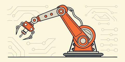 Poster - Robotic Arm Automation, Technology, and Industrial Innovation
