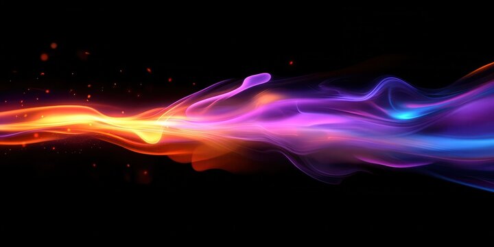 Misty flame background with a stroking vibrant haze effect