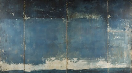 Naklejka na meble Abstract Blue Textured Background Panel Painting