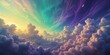 © Tanish - Celestial Dreamscape: Aurora and Clouds