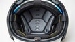© DigitalSpace - A closeup of the helmets adjustable interior padding showing the ergonomic design that provides comfort for long hours while also accommodating the augmented reality components.