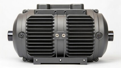 Aufkleber - A medium closeup of the ting tools motor housing showcasing robust construction materials and cooling vents to manage heat during heavy use.