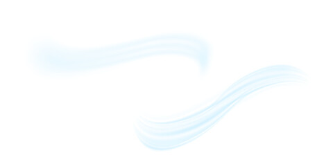Fototapete - Air flow Isolated PNG and vector isolated. Effect of winter air and wind stream waves effect in blue color.